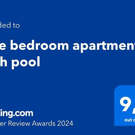 One Bedroom Apartment With Pool Plakiás Eksteriør bilde